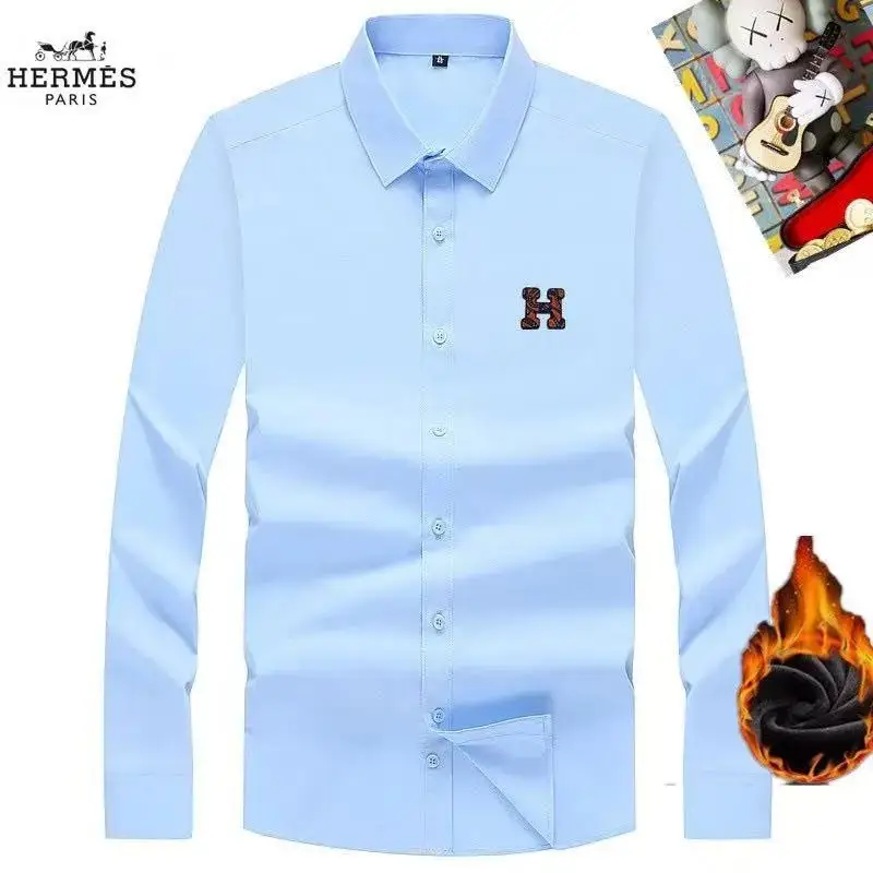 Hermès and Loewe fleece-lined shirts — photo 2 of 8