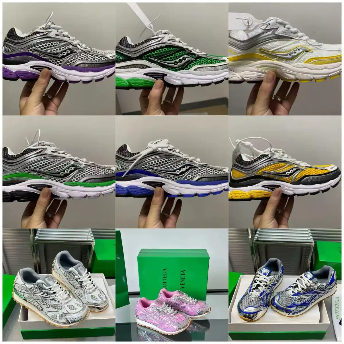 Saucony Shadow 6000 Sneakers / Bottega Veneta Shoes