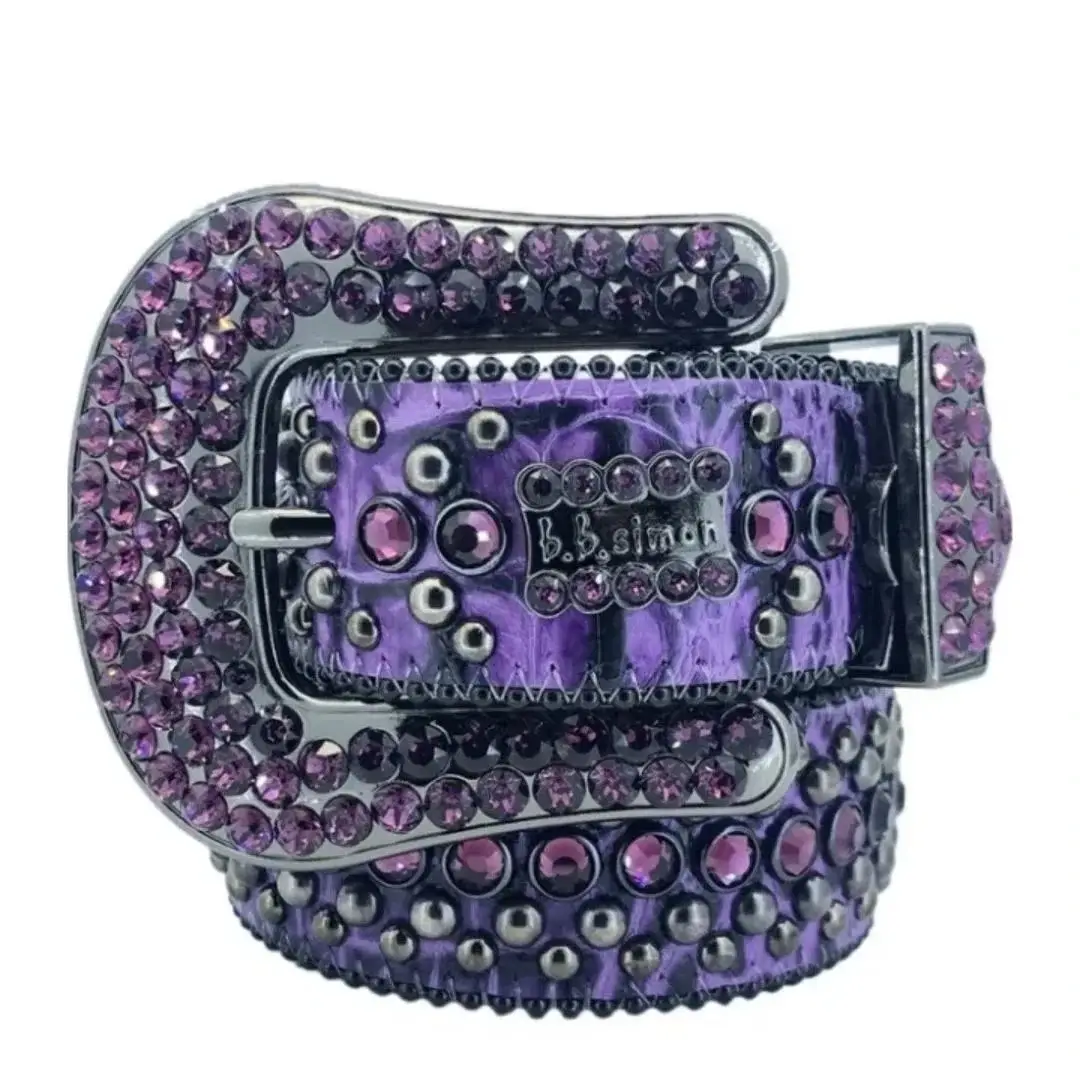 BB Simon Crystal-Embellished Belt — photo 9 of 10