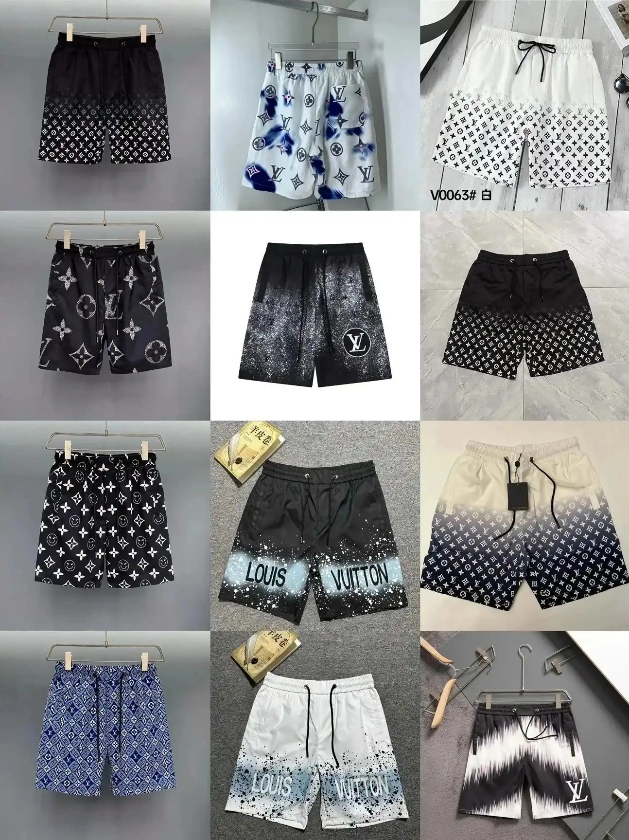LV Summer men's beach shorts
