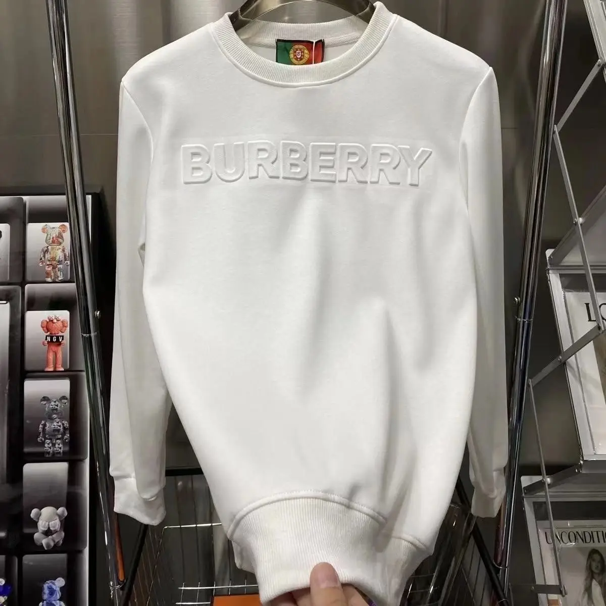 Burberry Embossed Logo Sweatshirt