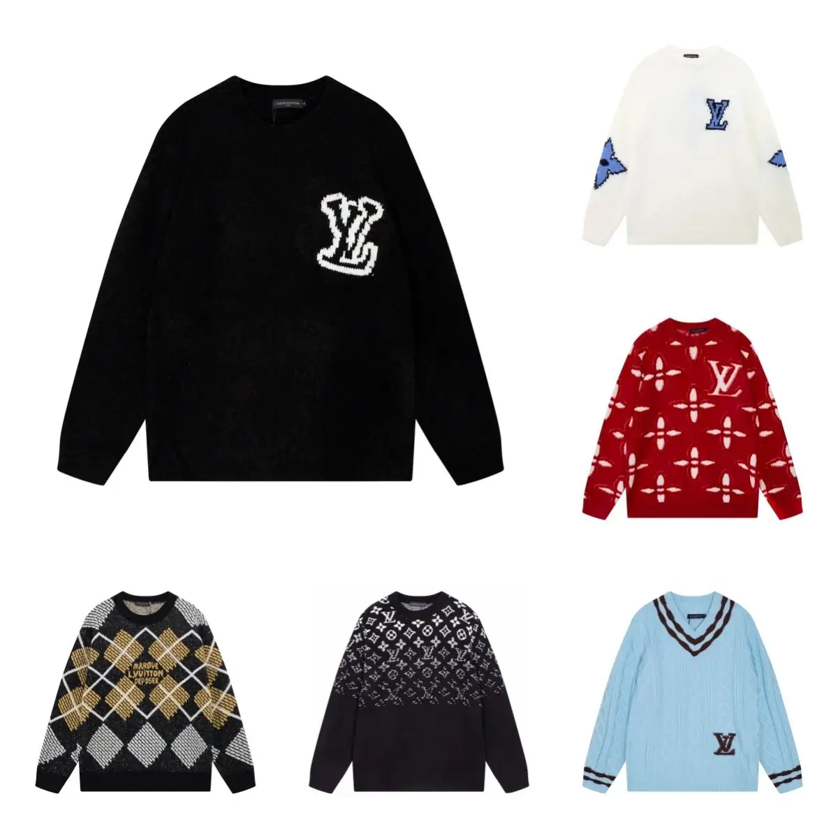 Louis Vuitton Monogram Knit Sweaters