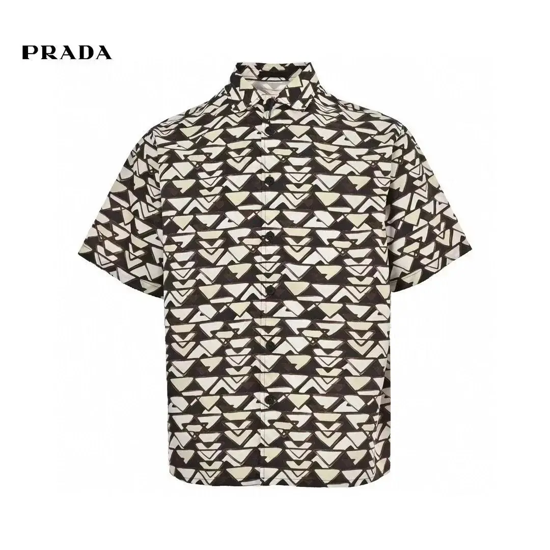 Prada Triangle Logo T-Shirt — photo 11 of 13