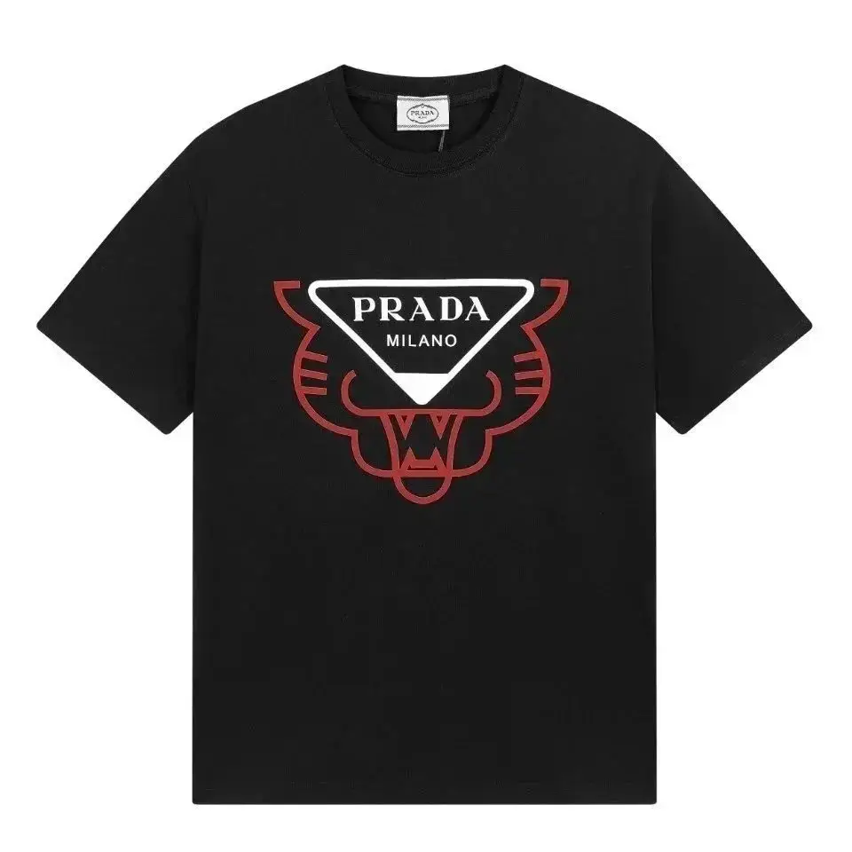 Prada Triangle Logo T-Shirt — photo 5 of 13