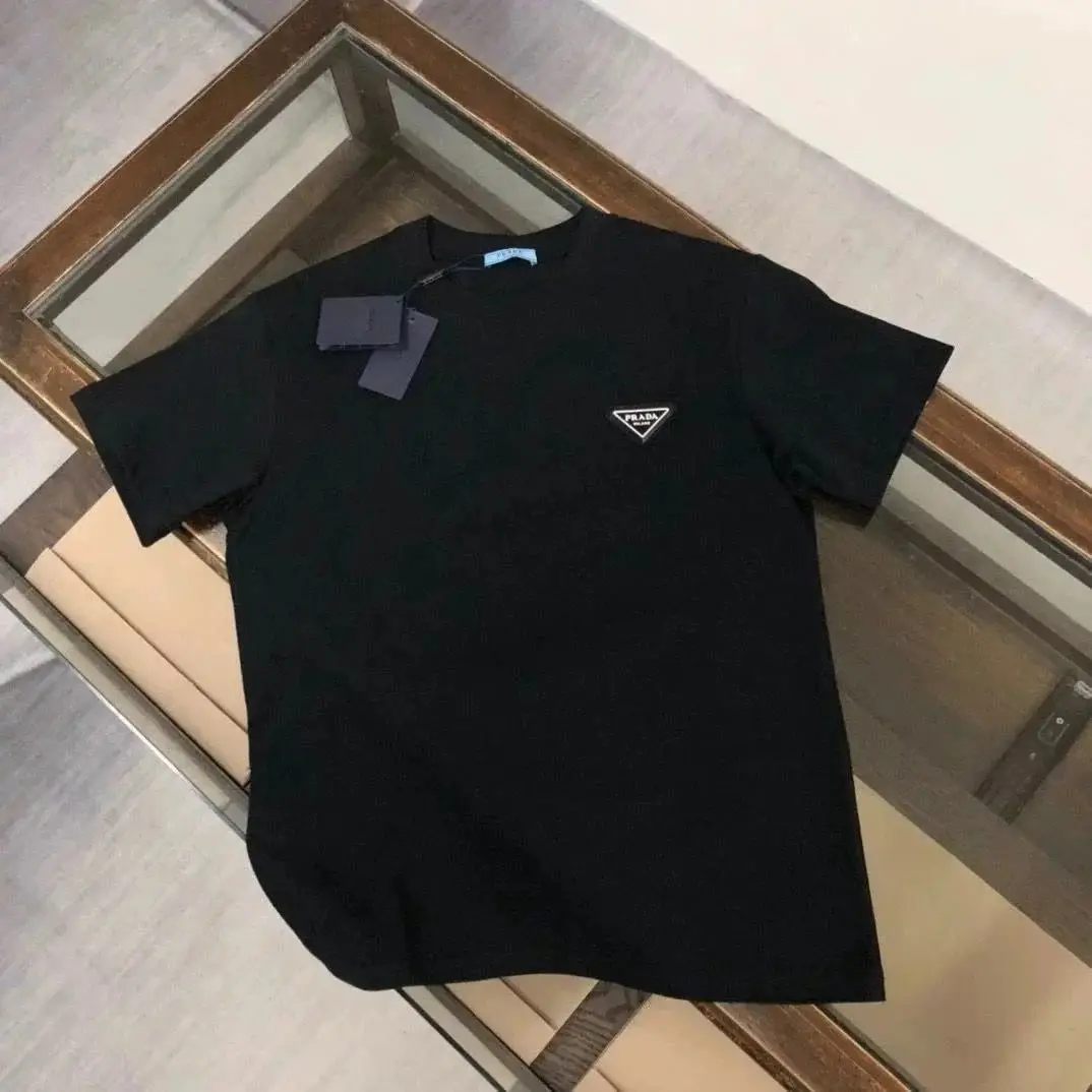 Prada Triangle Logo T-Shirt — photo 8 of 13