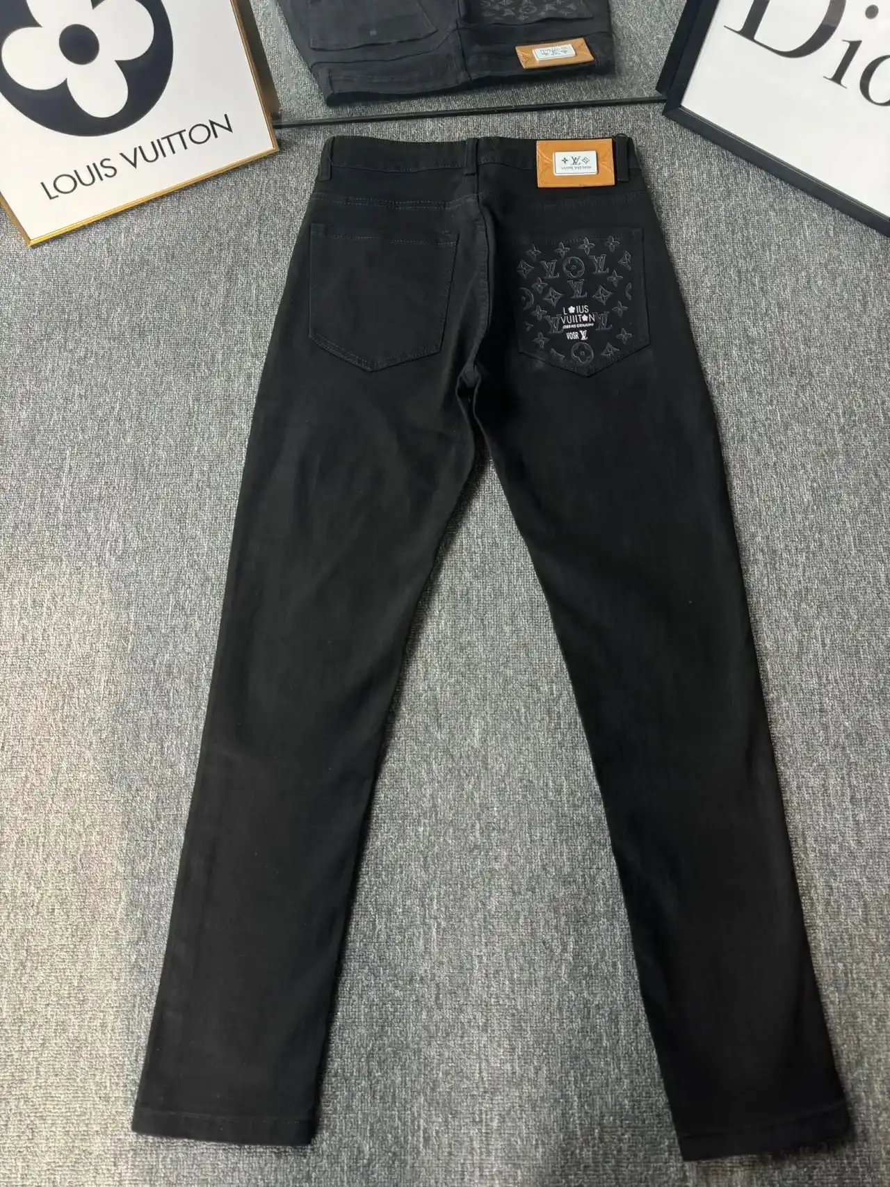 LV Black Straight-Leg Pants — photo 14 of 14
