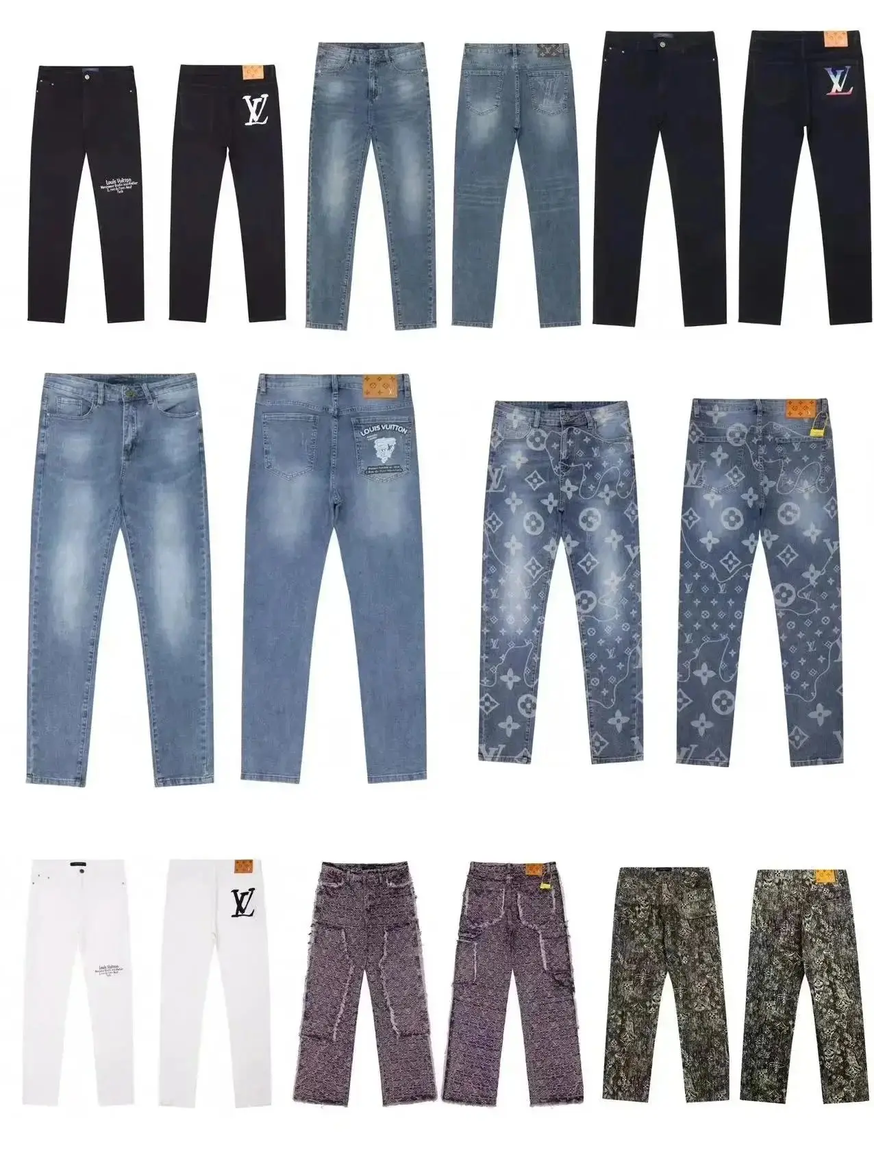 Louis Vuitton Monogram Denim Jeans