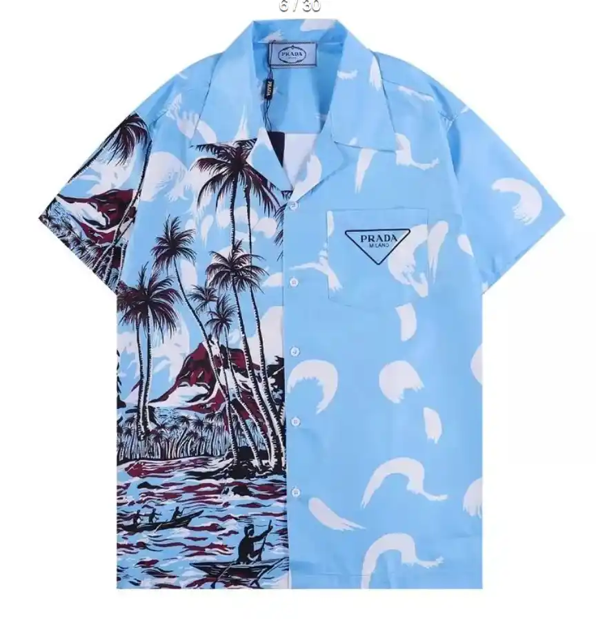 Prada T-shirts Fashion Colorful Short Sleeves — photo 4 of 14