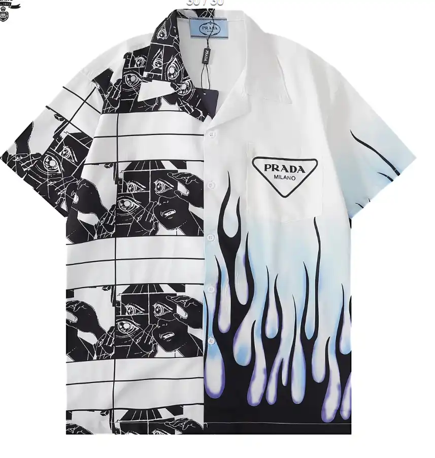 Prada T-shirts Fashion Colorful Short Sleeves — photo 7 of 14