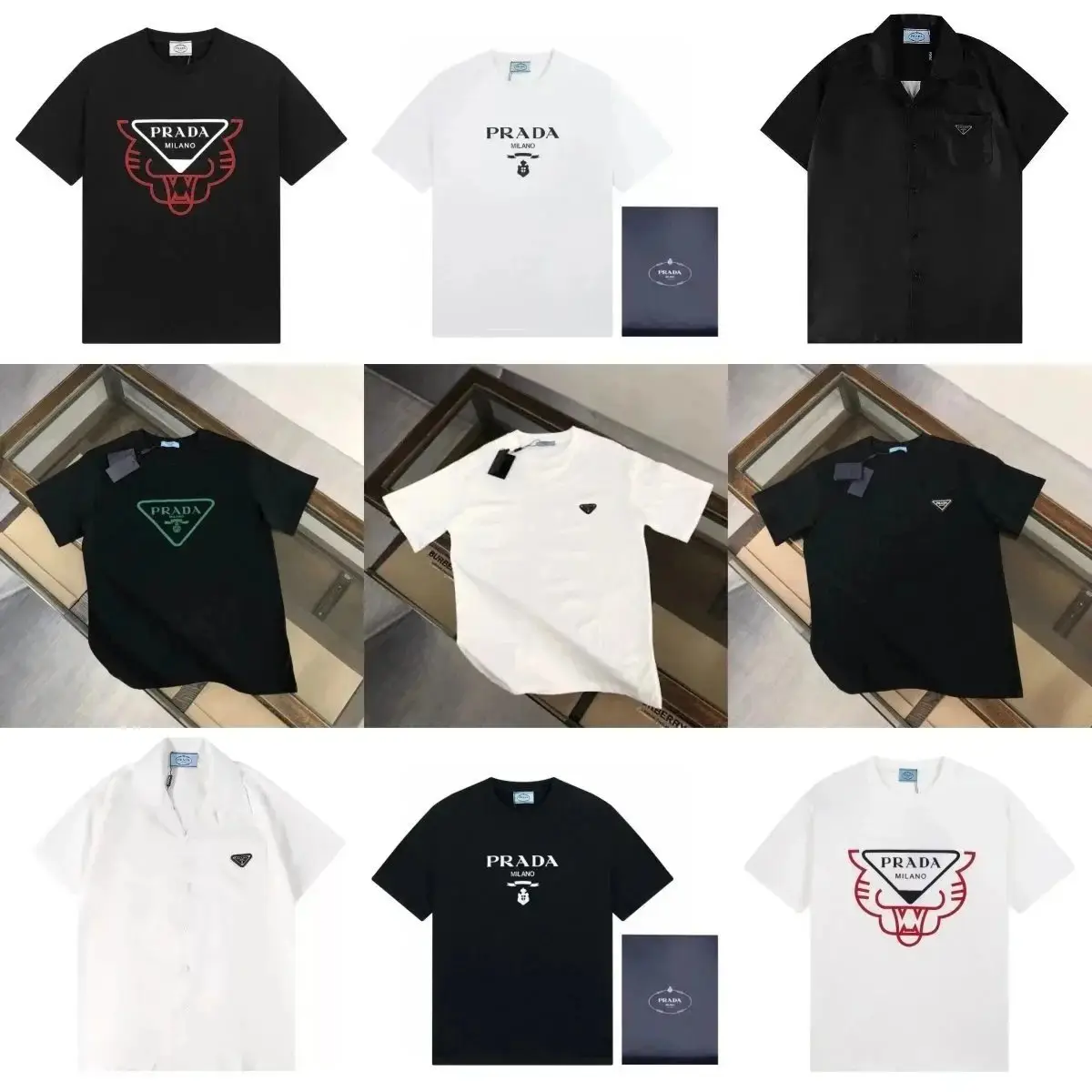 Prada Triangle Logo T-Shirt