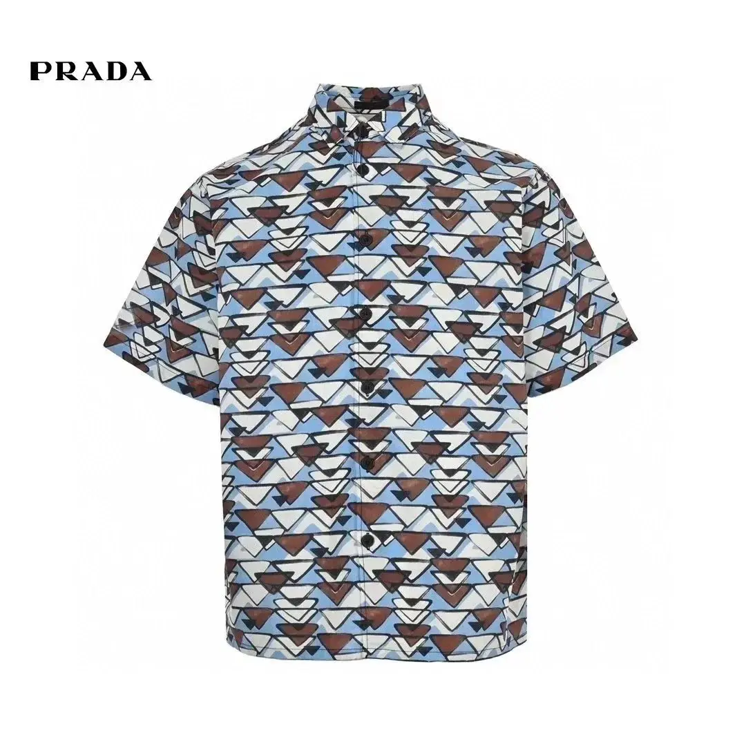 Prada Triangle Logo T-Shirt — photo 10 of 13