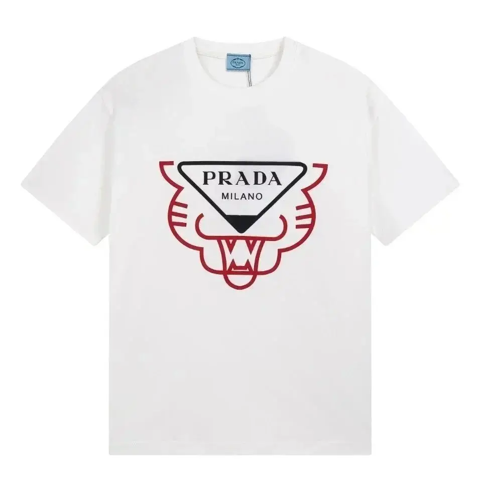Prada Triangle Logo T-Shirt — photo 4 of 13