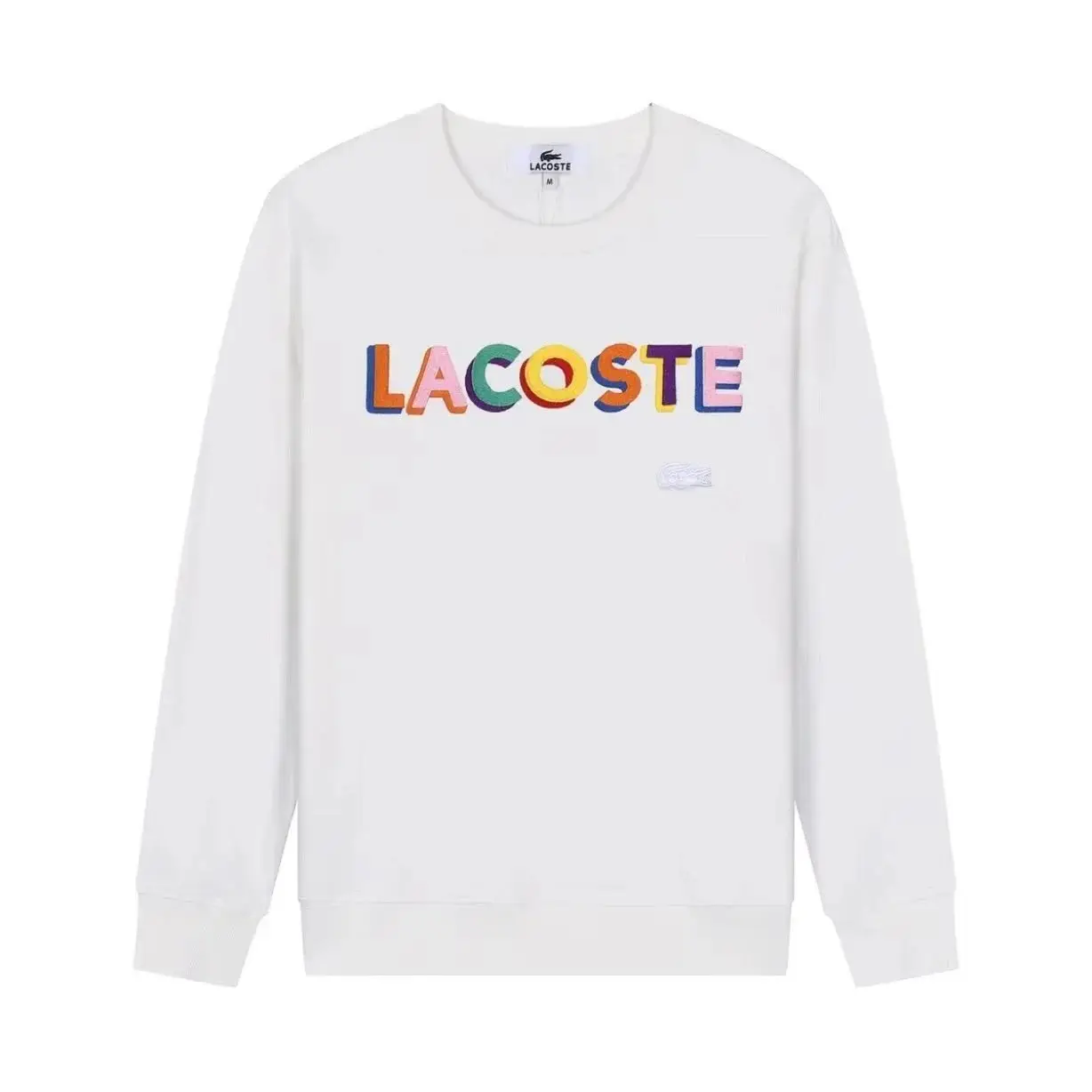 Lacoste Crocodile Graphic Long Sleeve Sweatshirt — photo 6 of 14