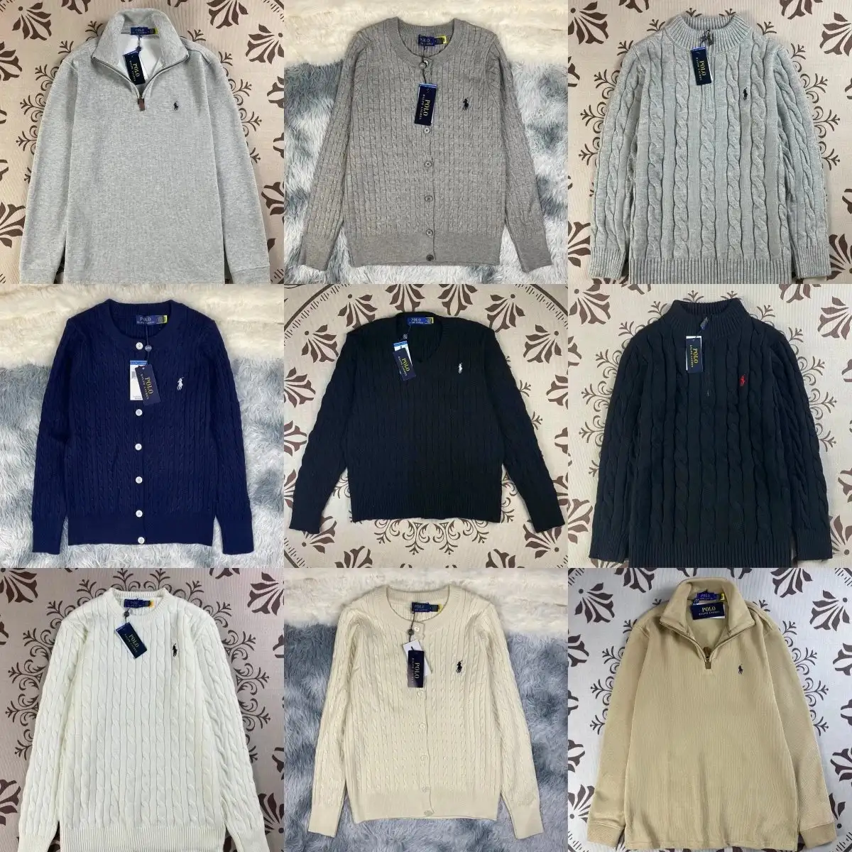 Ralph Lauren Cable Knit & Quarter-Zip Sweaters