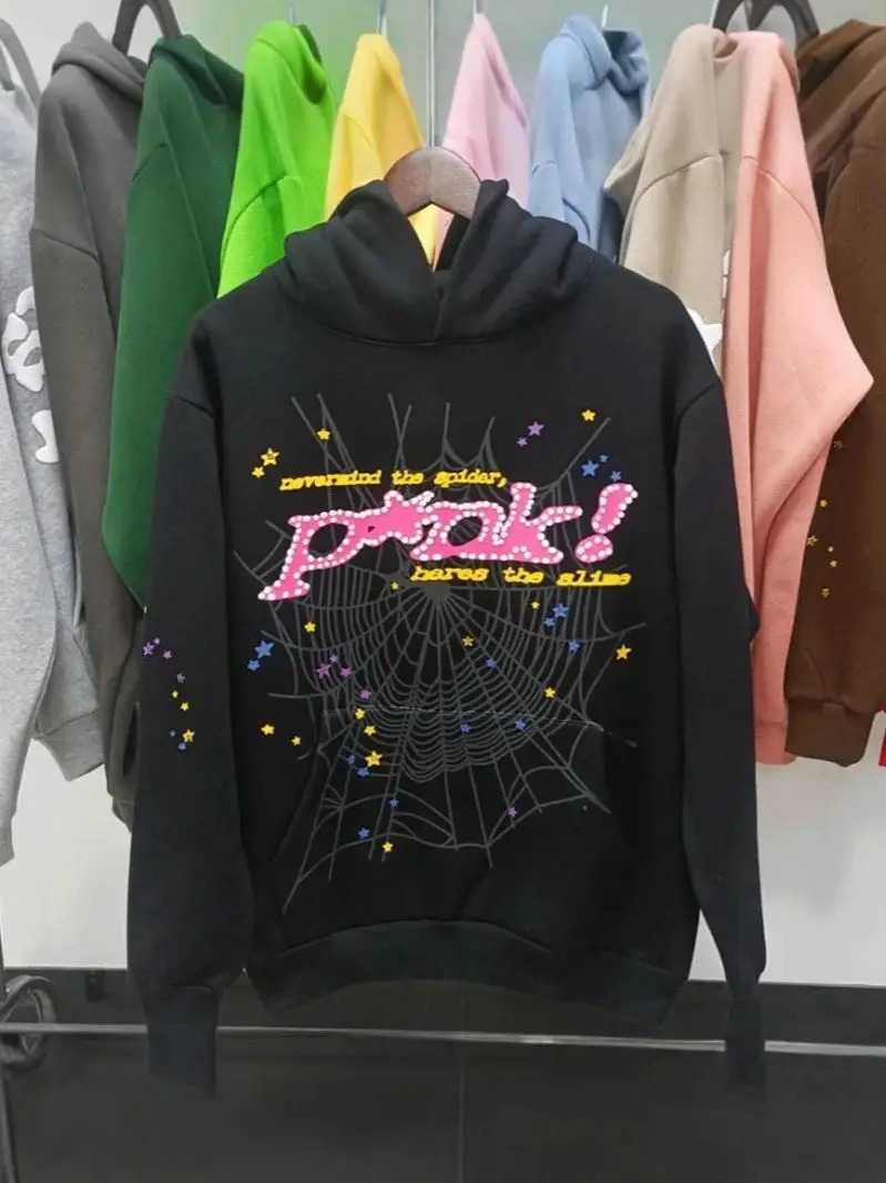 Spider Web Print Hoodies — photo 2 of 5