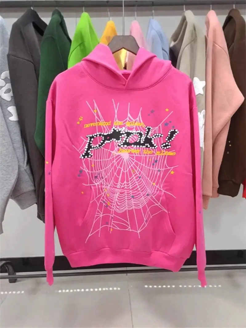 Spider Web Print Hoodies — photo 3 of 5