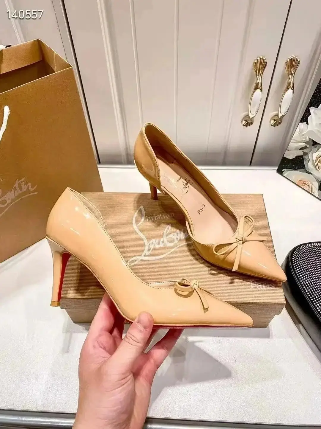 Christian Louboutin Pigalle Slingback Pumps — photo 4 of 7