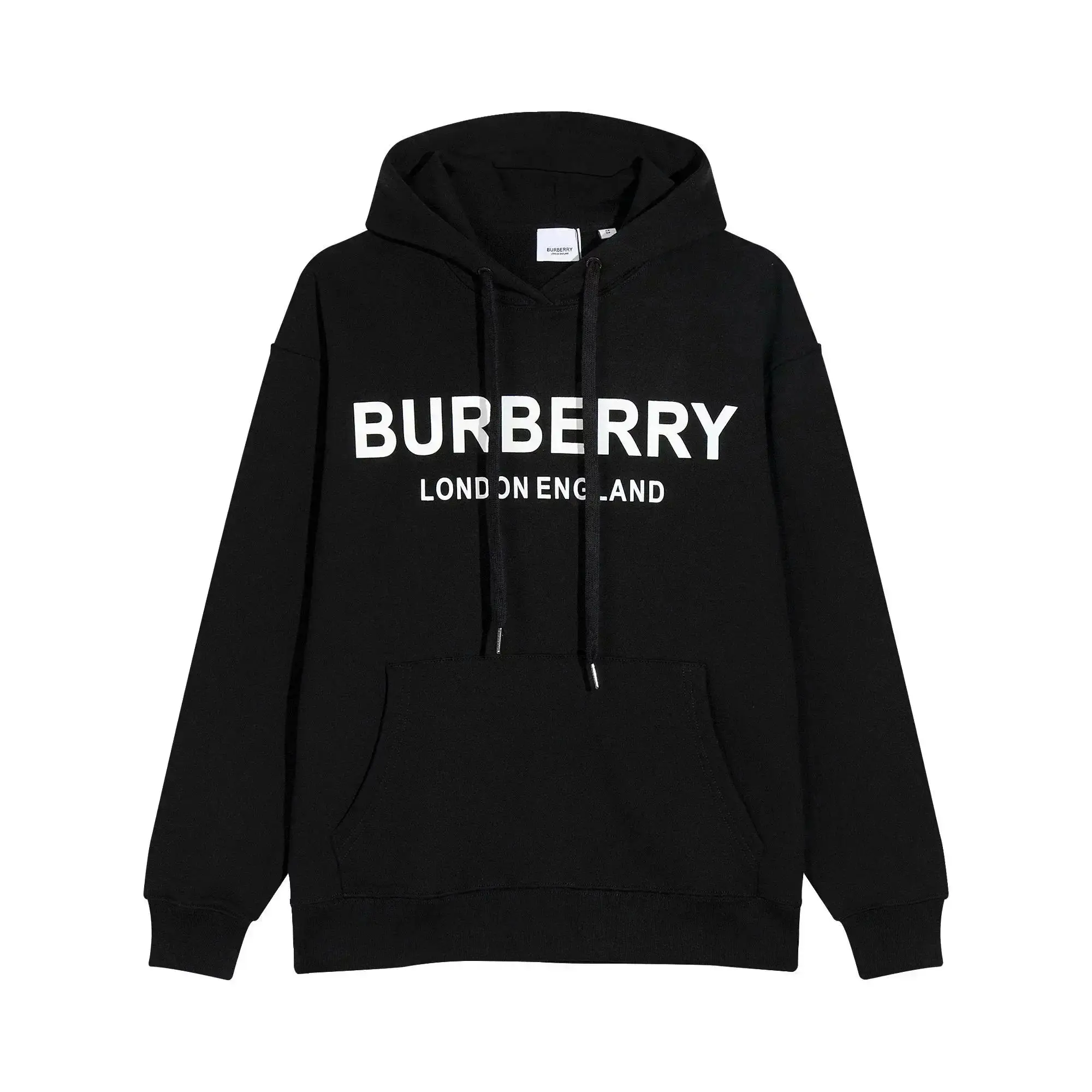 BURBERRY Cotton Logo Print Hoodie — photo 10 of 14