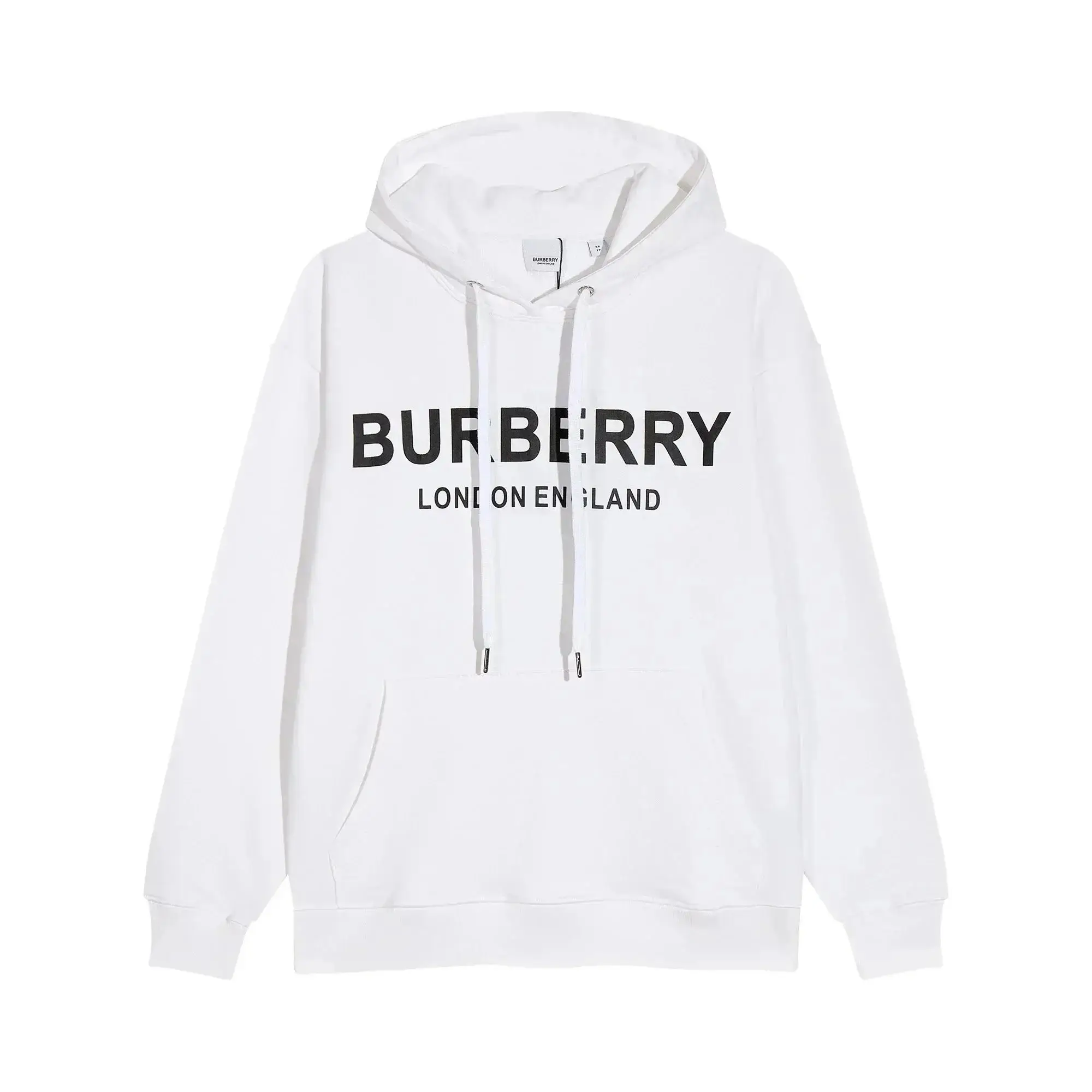 BURBERRY Cotton Logo Print Hoodie — photo 11 of 14