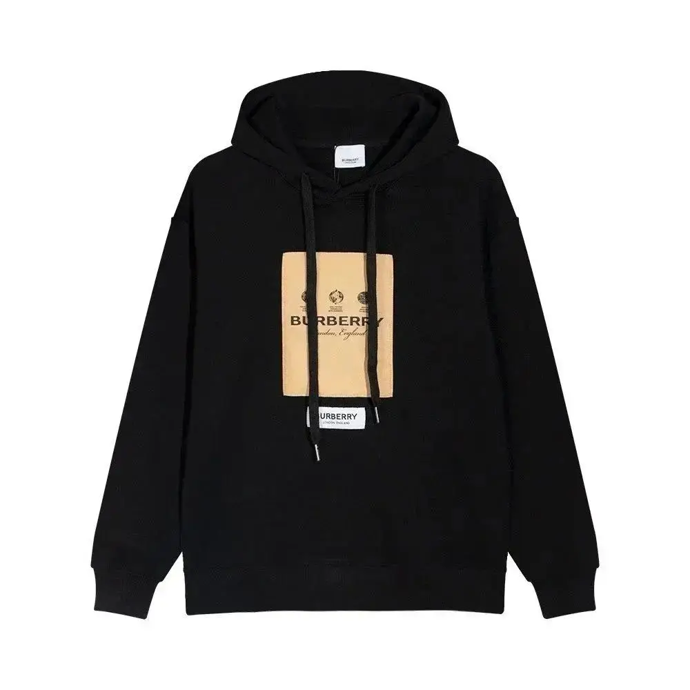 BURBERRY Cotton Logo Print Hoodie — photo 12 of 14