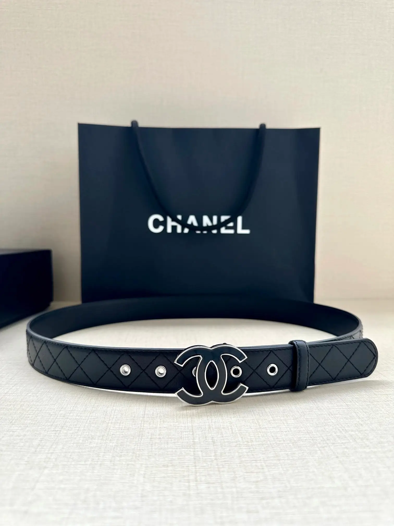 Chanel Leather Belt